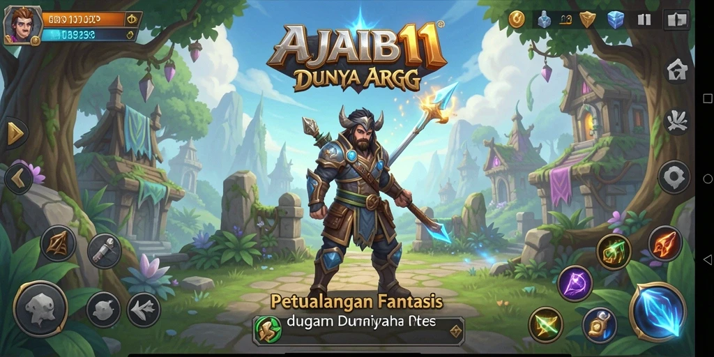 Screenshot AJAIB11 menampilkan aksi seru dan grafik menawan dalam game ARPG.