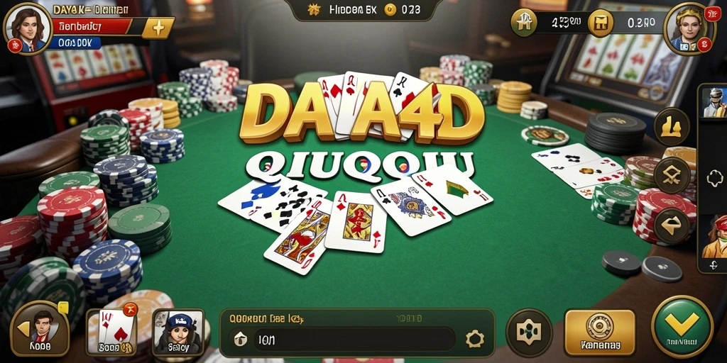 Tampilan gameplay menarik dari permainan QiuQiu DAYA4D.