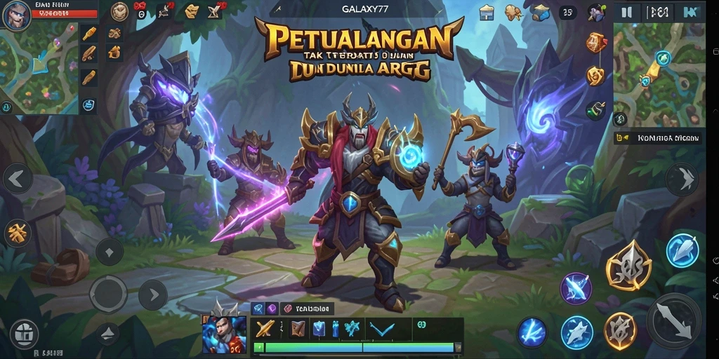 Tampilan menarik dari gameplay ARPG yang menantang.