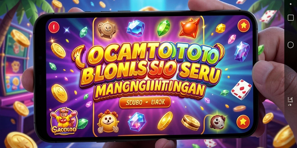 Screenshot gameplay OCATOTO dengan tampilan slot yang menarik.