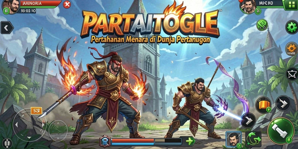 Gameplay menarik dalam PARTAITOGEL dengan menara yang strategis.