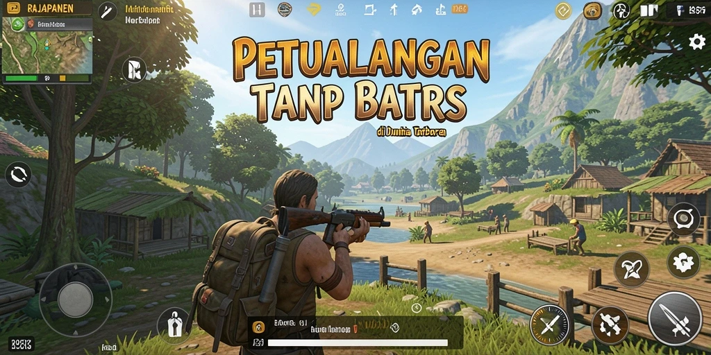 Tampilan gameplay RAJAPANEN yang memukau dan penuh aksi.
