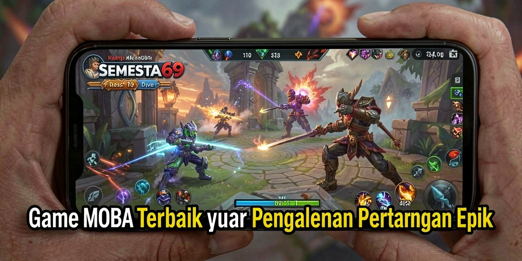 Tangkapan layar gameplay <strong>SEMESTA69</strong> menunjukkan aksi pertarungan yang dinamis dan intens.