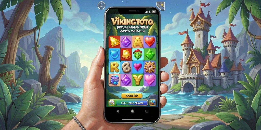 Tampilan gameplay VIKINGTOTO dengan warna cerah dan desain karakter yang menarik.